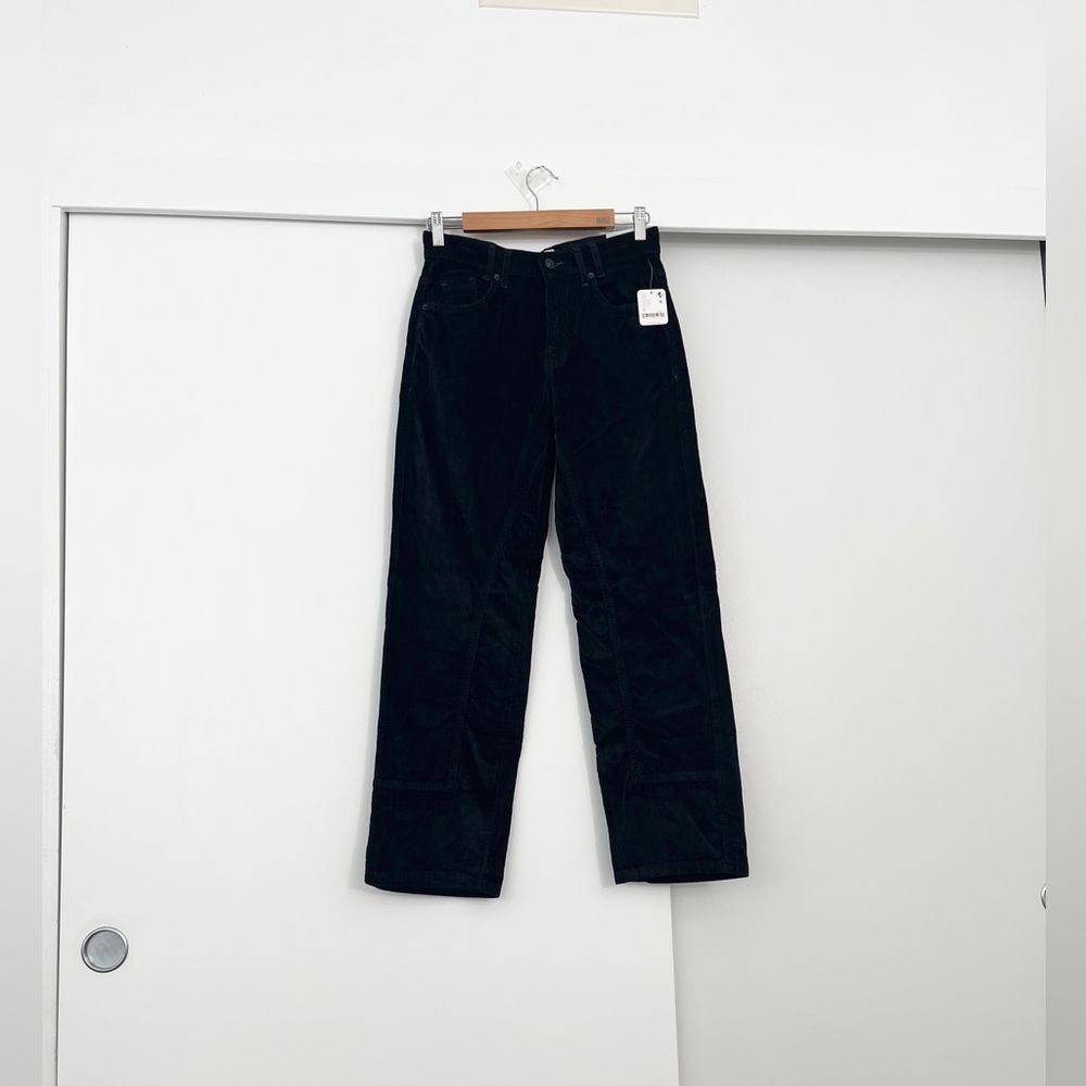 NWT Free People Risk Taker High Rise Straight Corduroy Pants Size 26